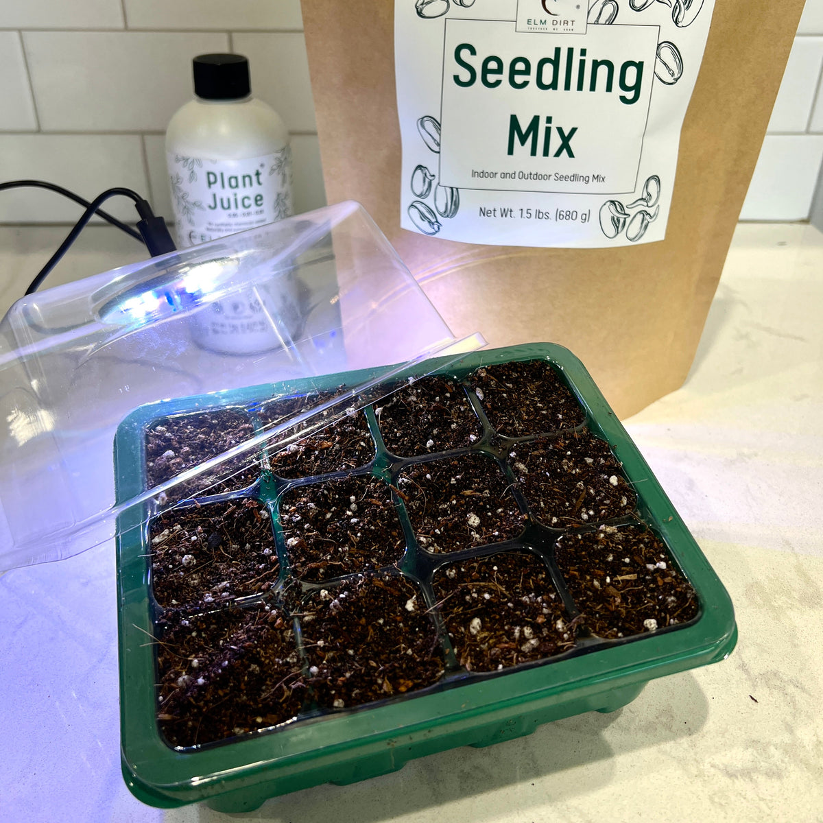 Seed starting tray