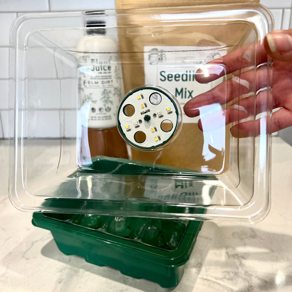 Seed starting tray