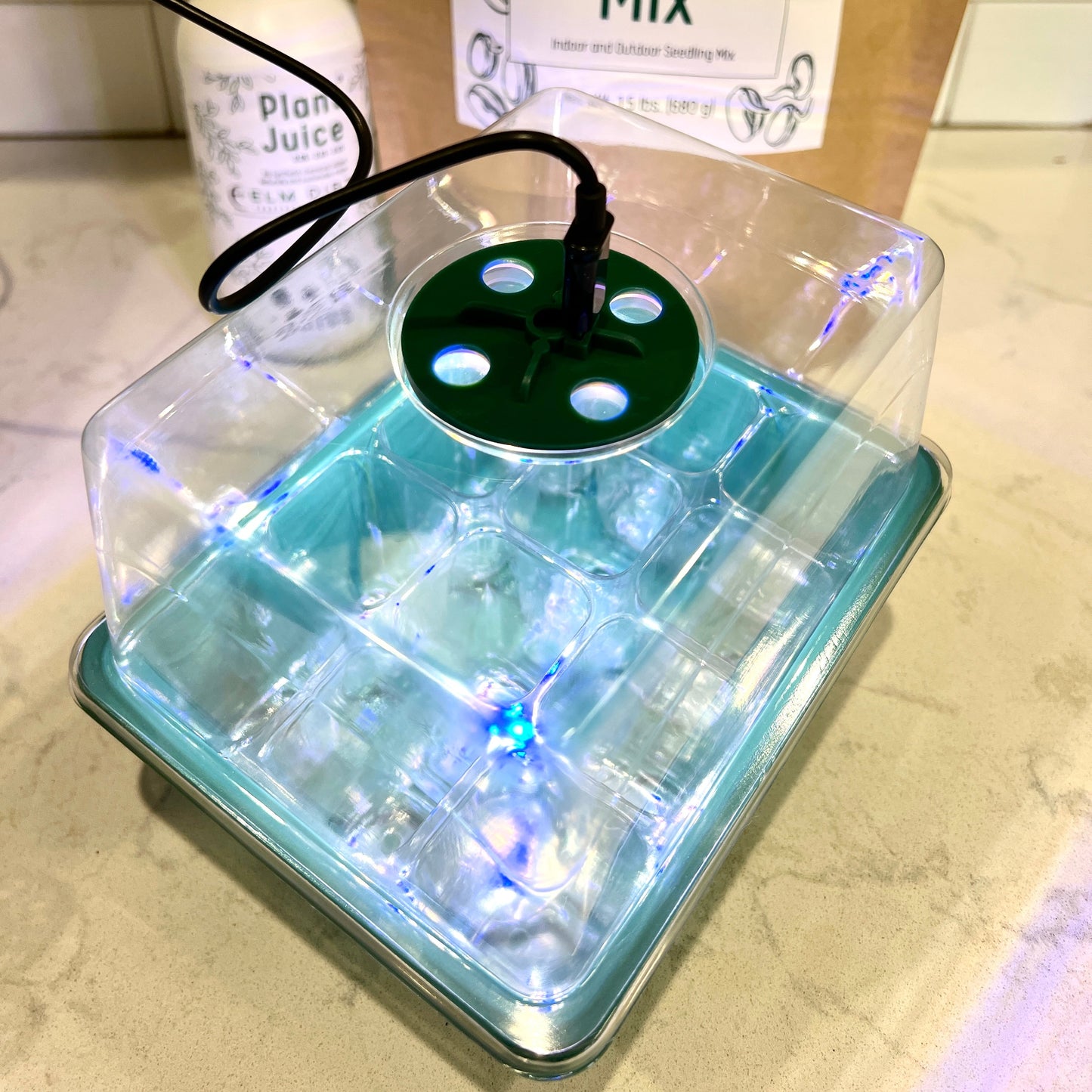Seed starting tray
