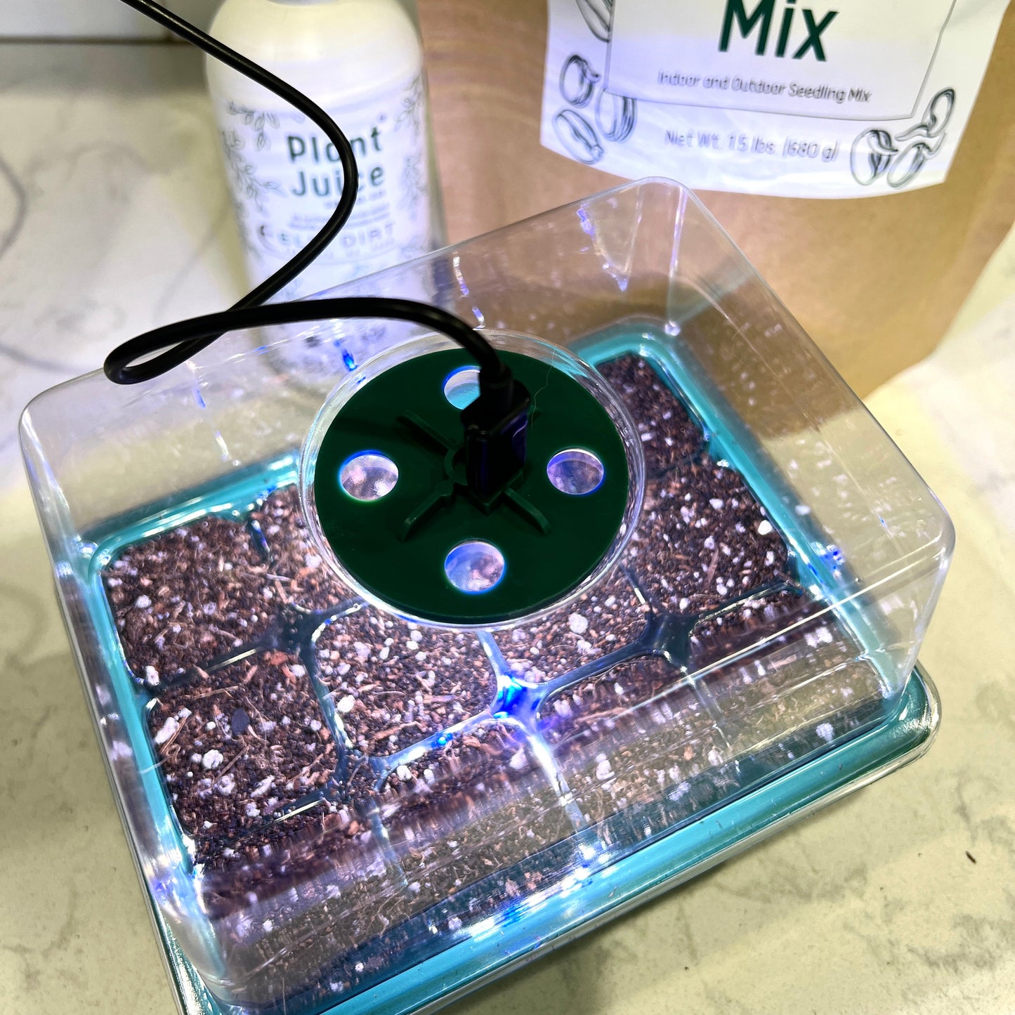 Seed starting tray
