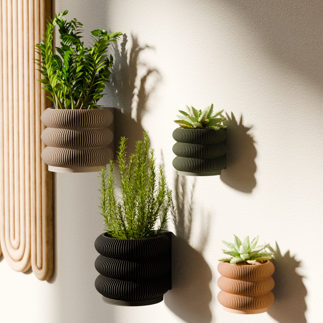 Wall Planter - Triple bubbles