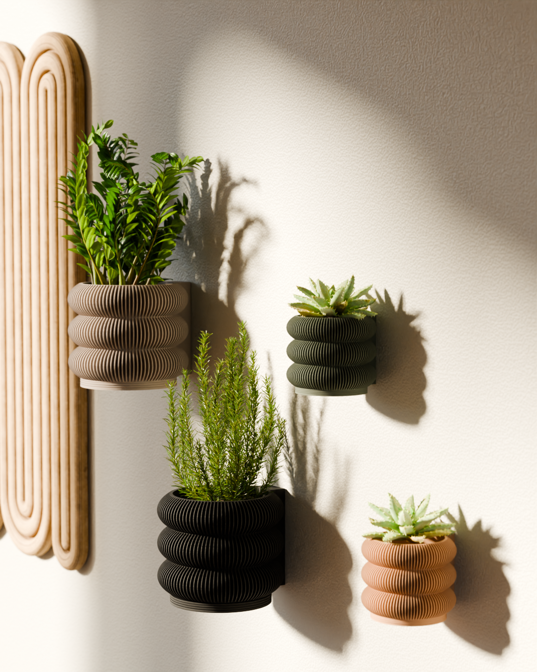 Wall Planter - Triple bubbles